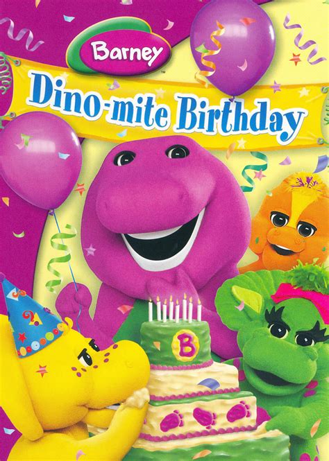 barney dino-mite birthday dvd
